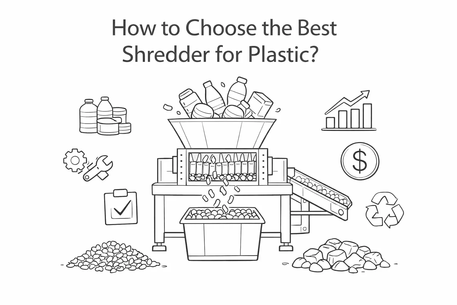 Industrial plastic shredder selection guide